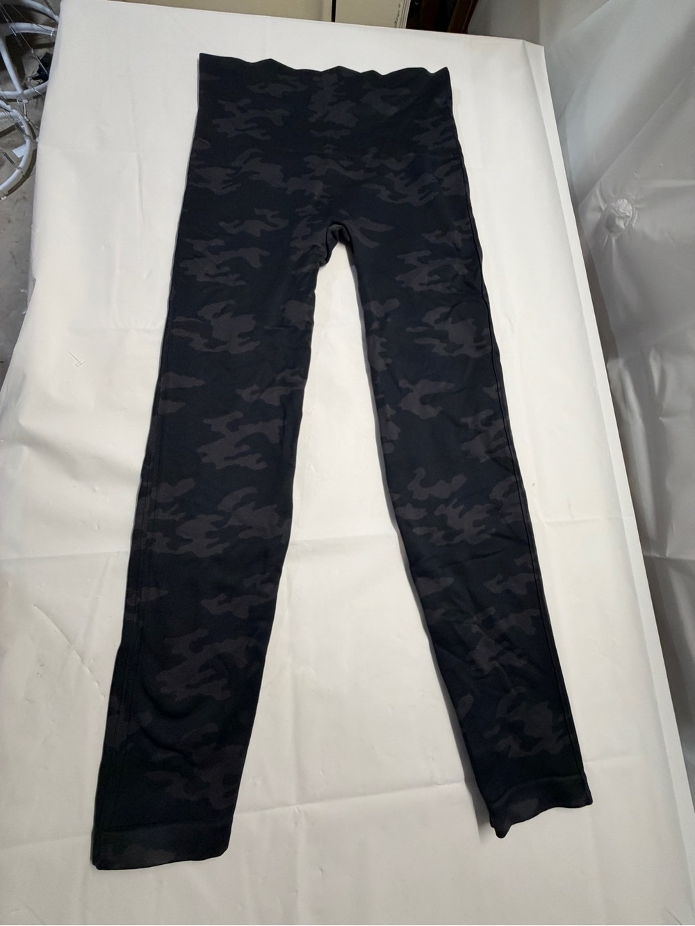 SPANX Black Camo High-Waist Leggings